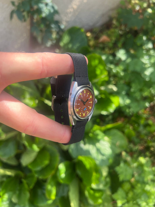 Paulin Modul B Mechanical Watch, 35mm, Brown Dial, Original Box