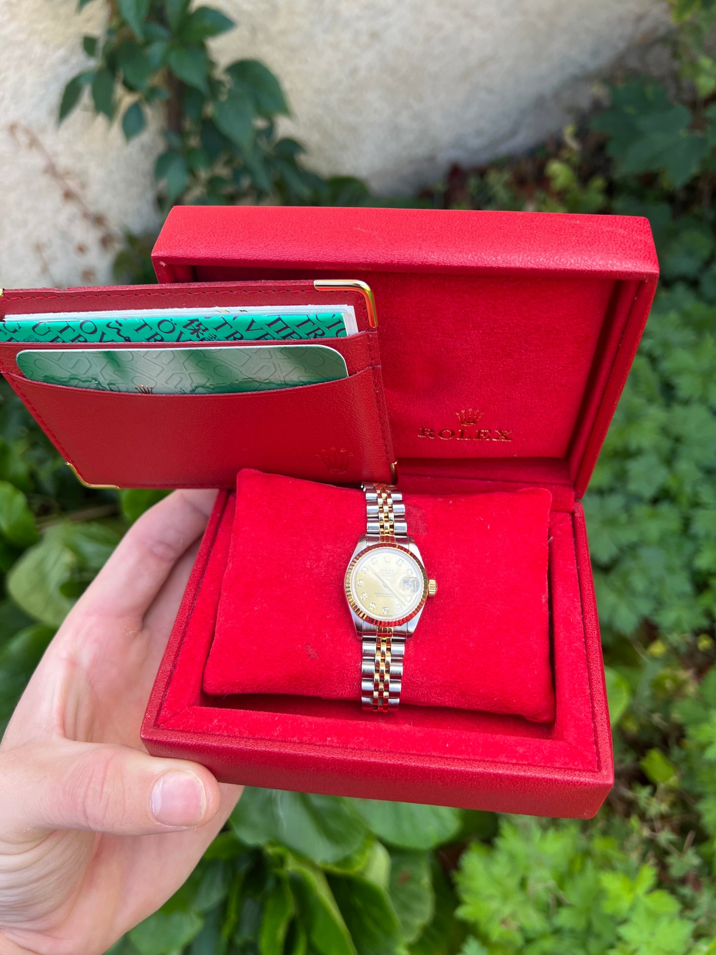 Ladies Rolex Datejust 79713 Diamond Dial. Full Set