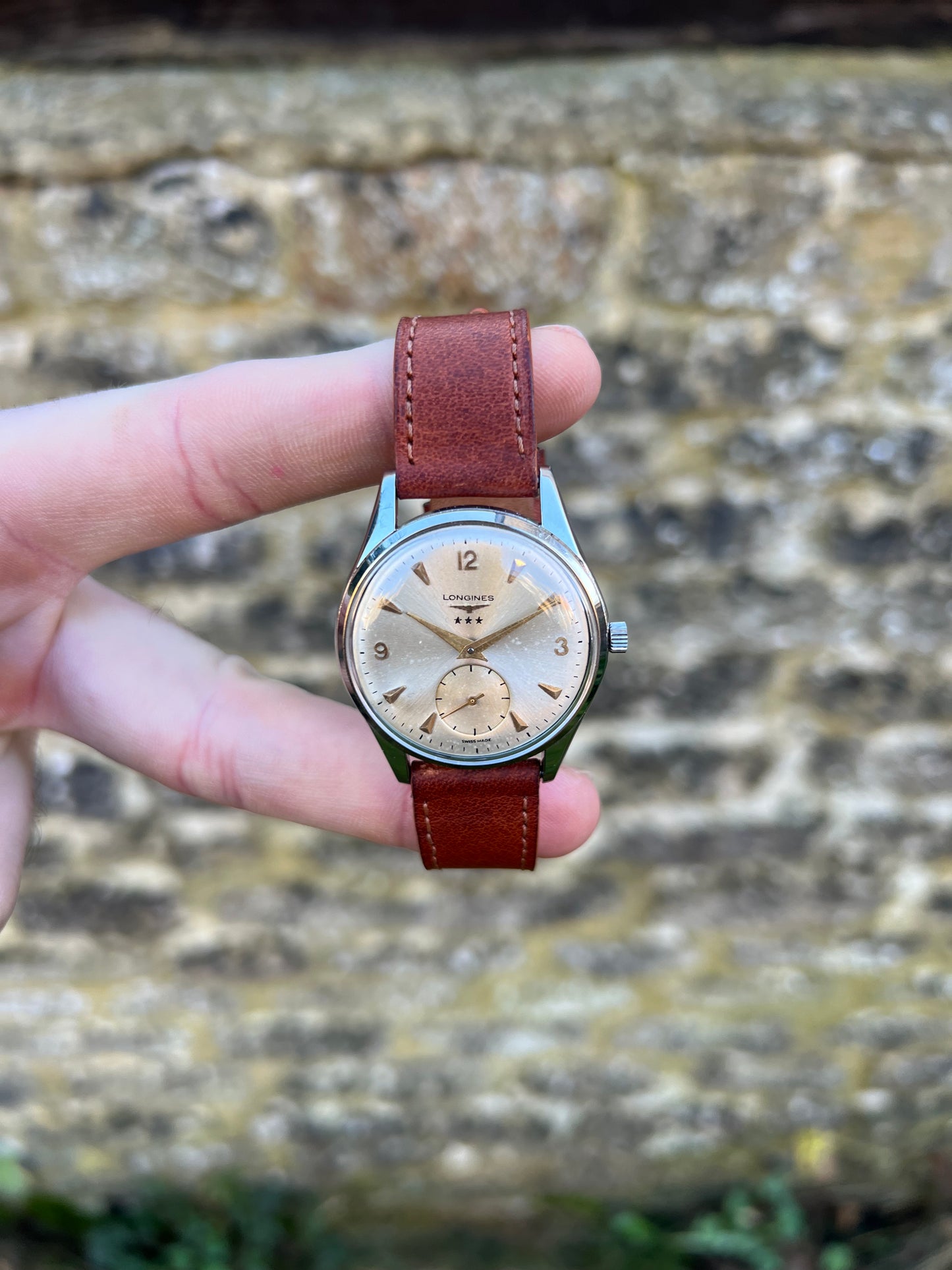 Longines 3 Star Mens Dress Watch