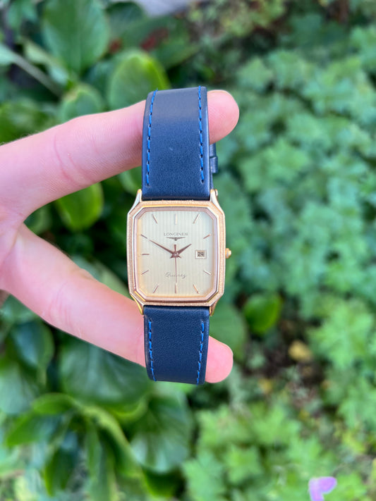 Vintage Elegance — Longines Quartz Tank