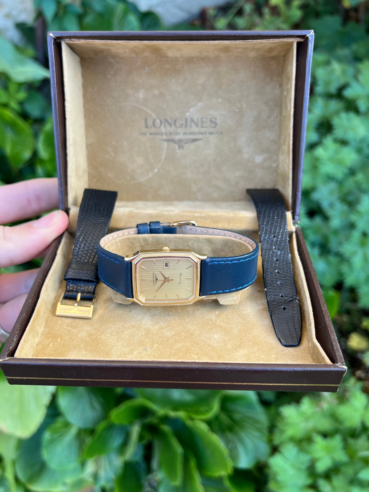 Vintage Elegance — Longines Quartz Tank
