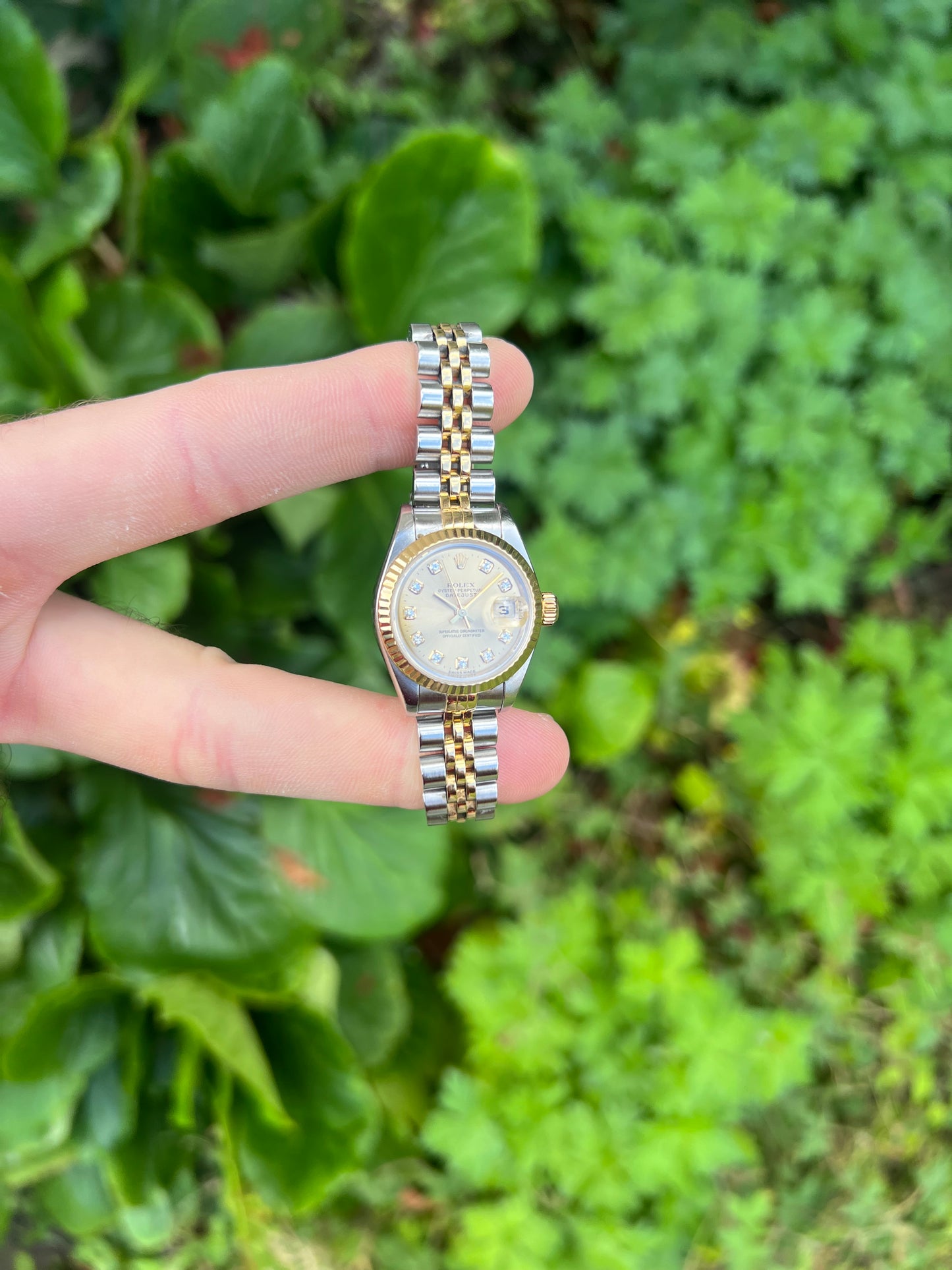 Ladies Rolex Datejust 79713 Diamond Dial. Full Set