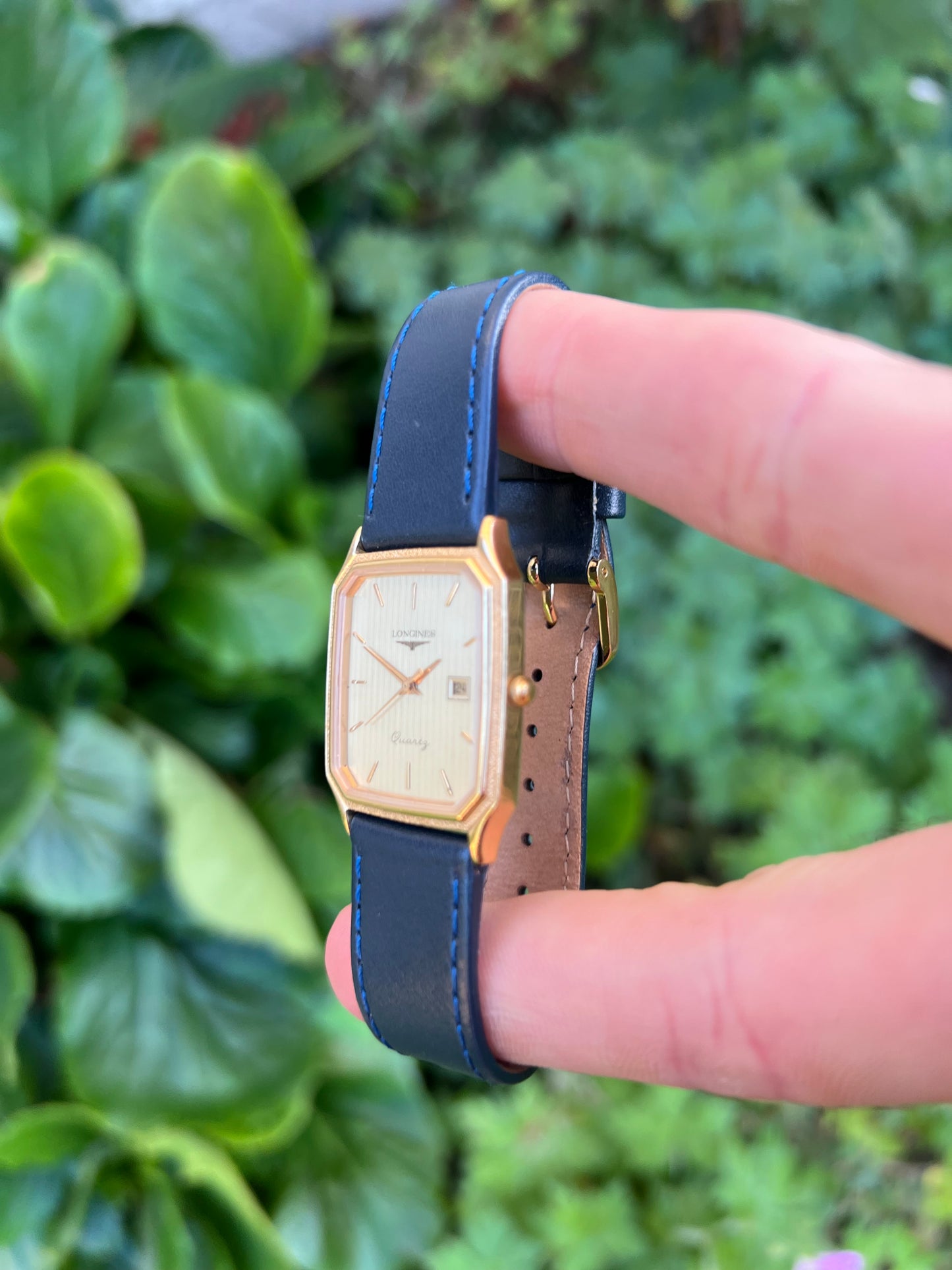 Vintage Elegance — Longines Quartz Tank