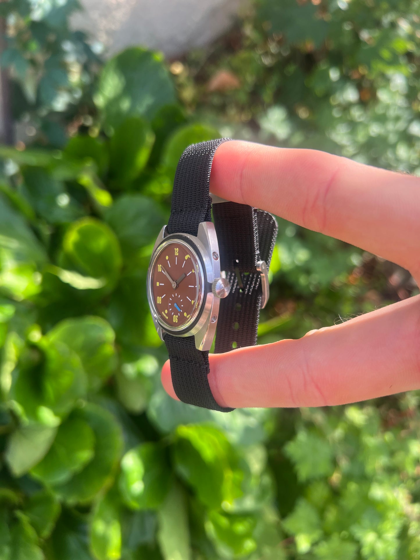 Paulin Modul B Mechanical Watch,  35mm, Brown Dial, Original Box