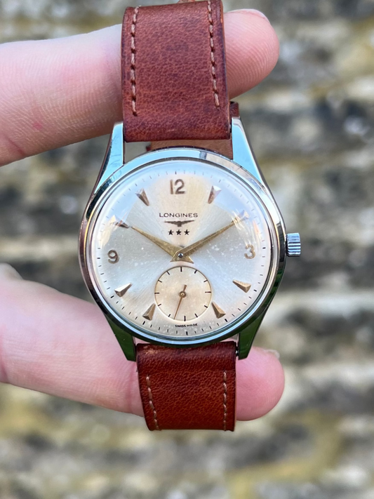 Longines 3 Star Mens Dress Watch